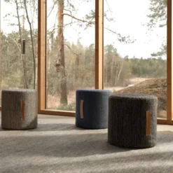 Pufa Björk Jasnoszara Design House Stockholm