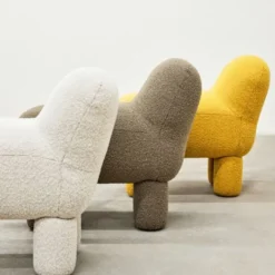 Pufa Lulu Kremowa Design House Stockholm
