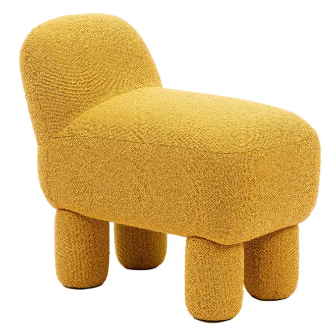 Pufa Lulu Żółta Design House Stockholm