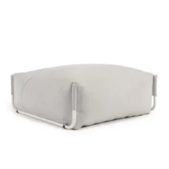Pufa Ogrodowa Square Jasnoszara Kave Home