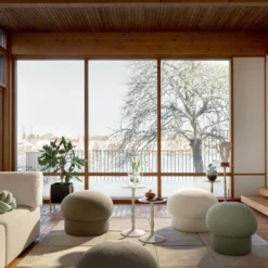 Pufa Uno 50 Cm Brązowa Design House Stockholm