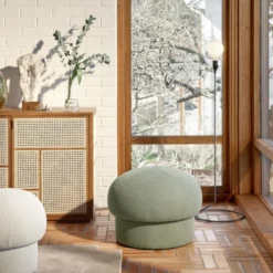 Pufa Uno 65 Cm Zielona Design House Stockholm