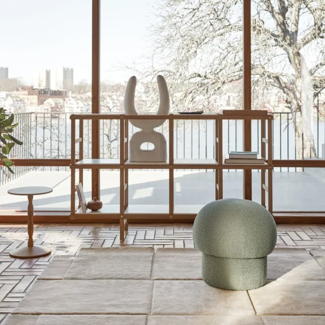 Pufa Uno 50 Cm Zielona Design House Stockholm