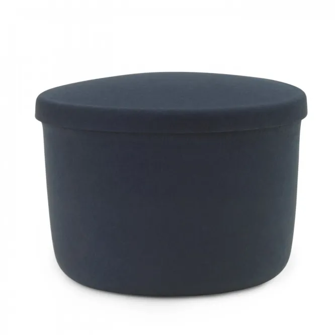 Pufa Ze Schowkiem Hide 52 Cm Niebieska Normann Copenhagen