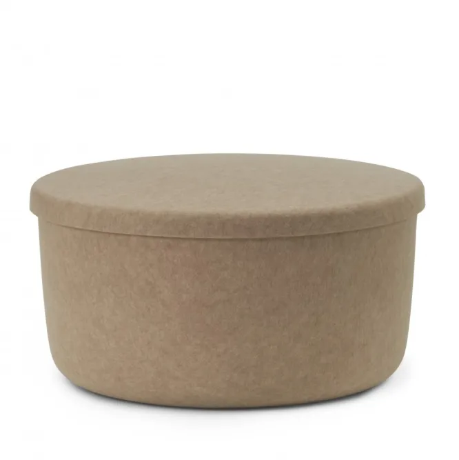 Pufa Ze Schowkiem Hide 72 Cm Piaskowa Normann Copenhagen