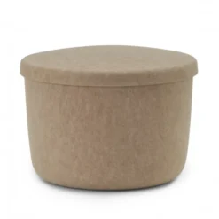 Pufa Ze Schowkiem Hide 52 Cm Piaskowa Normann Copenhagen