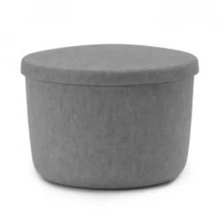 Pufa Ze Schowkiem Hide 52 Cm Szara Normann Copenhagen