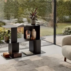 Regał Carv 85 Cm Czarny Calligaris