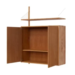 Regał Ścienny Z Szafką 114 Cm Frama