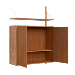 Regał Ścienny Z Szafką 114 Cm Frama
