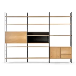 Regał Modułowy Dhs 10 227 Cm Dębowy Richard Lampert