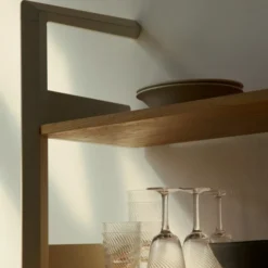 Regał Modułowy Rombe If1 Z Półkami Alabaster Dąb Andtradition