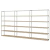 Regał Neutra 368 X H197 Cm Dąb Bielony Bolia