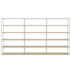Regał Neutra 368 X H197 Cm Dąb Bielony Bolia