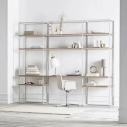 Regał Neutra 288 X H; 236 Szary Mdf Bolia