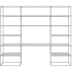 Regał Neutra 288 X H; 236 Szary Mdf Bolia