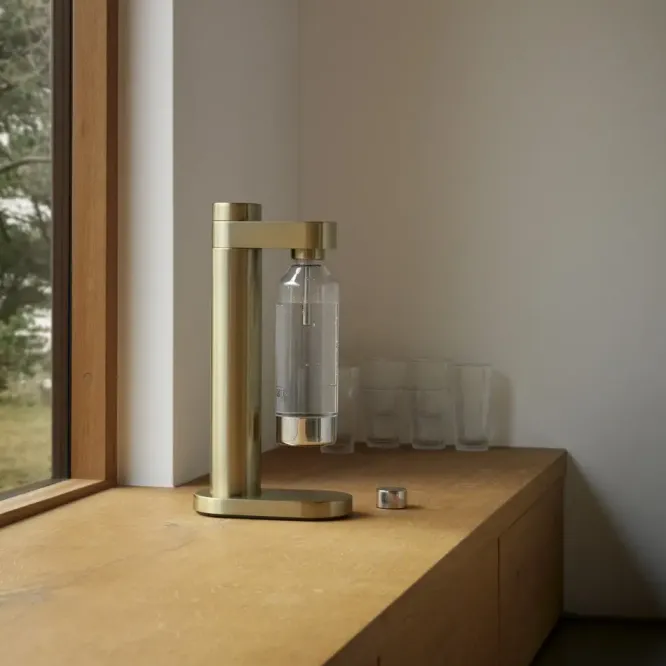 Saturator Do Wody Brus Mosiężny Stelton