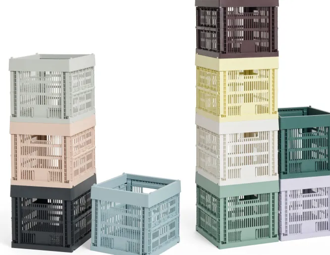 Skrzynka Colour Crate Cube Antracytowa Hay