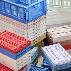 Skrzynka Colour Crate Cube Antracytowa Hay