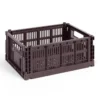 Skrzynka Colour Crate Medium Bordowa Hay