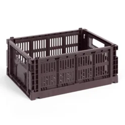 Skrzynka Colour Crate Medium Bordowa Hay