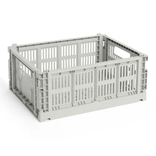 Skrzynka Colour Crate Medium Szara Hay