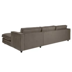 Sofa Agir Z Szezlongiem 285X155 Cm Velvety Taupe Furninova