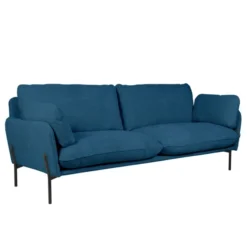 Sofa Aldon 224 Cm Niebieska