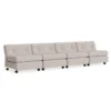 Sofa Amanta 4 Osobowa Overlap 05 Hay