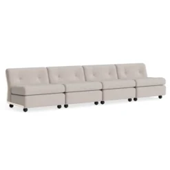 Sofa Amanta 4 Osobowa Overlap 05 Hay