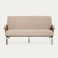 Sofa Amsen 2-Osobowa Jasnobrązowa Kave Home