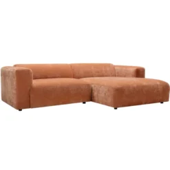 Sofa Annie Z Szezlongiem Wildflower Pail Rust Sits