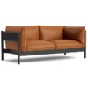 Sofa Arbour 2 Osobowa Nevada Nv2488 - Czarny Lakierowany Buk Hay