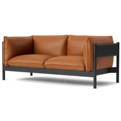 Sofa Arbour 2 Osobowa Nevada Nv2488 - Czarny Lakierowany Buk Hay
