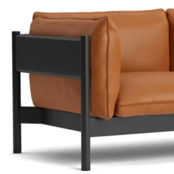 Sofa Arbour 2 Osobowa Nevada Nv2488 - Czarny Lakierowany Buk Hay