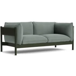 Sofa Arbour 2 Osobowa Re-Wool 868 - Butelkowozielony Lakierowany Buk Hay