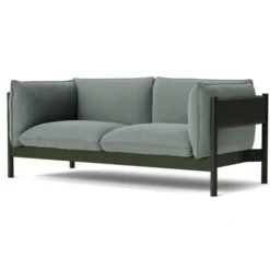 Sofa Arbour 2 Osobowa Re-Wool 868 - Butelkowozielony Lakierowany Buk Hay