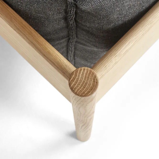 Sofa Arbour 3 Osobowa Re-Wool 198 Olejowany Dąb Hay