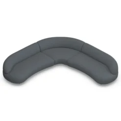 Sofa Aria Narożna 346X346 Cm Denali Granatowa