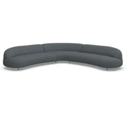 Sofa Aria Narożna 346X346 Cm Denali Granatowa