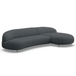 Sofa Aria Z Szezlongiem 316X174 Cm Denali Granatowa