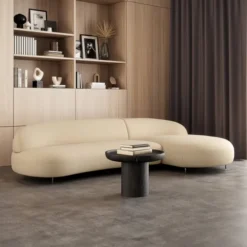Sofa Aria Z Szezlongiem 316X174 Cm Denali Beżowa