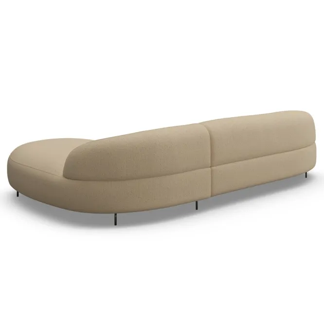 Sofa Aria Z Szezlongiem 316X174 Cm Denali Beżowa