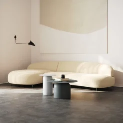 Sofa Aria Z Szezlongiem 316X174 Cm Denali Beżowa