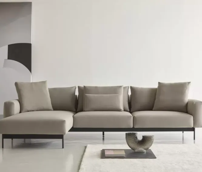 Sofa Arthon Z Szezlongiem Tenksom