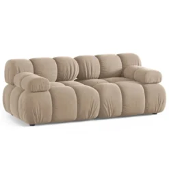 Sofa Bellis 2-Osobowa Beżowa Micadoni