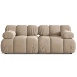 Sofa Bellis 2-Osobowa Beżowa Micadoni
