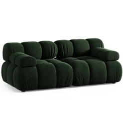 Sofa Bellis 2-Osobowa Butelkowa Zieleń Micadoni