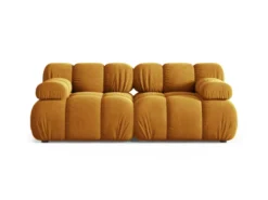 Sofa Bellis 2-Osobowa Żółta Micadoni