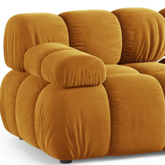 Sofa Bellis 2-Osobowa Żółta Micadoni
